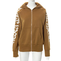 Letter Print Hoodie Sweatshirt — 2