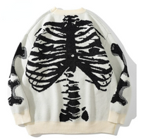 Skeleton Patch Embroidery Hooded Sweatshirt — 4