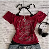 2000s Y2K Crop-top Aesthetic Sweet And Best Vest For Women — 1