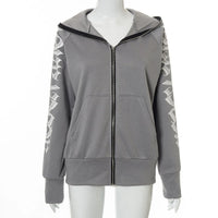 Letter Print Hoodie Sweatshirt — 1