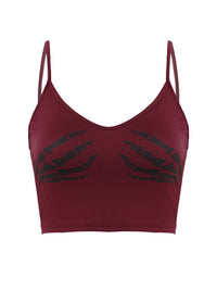 Lace Cut Y2K E-Girls Fairy Style Rib Knit Tank Top — 4