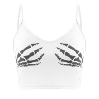 Lace Cut Y2K E-Girls Fairy Style Rib Knit Tank Top — 2
