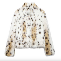 Women's Fashion Animal Pattern Baggy Coat — 1