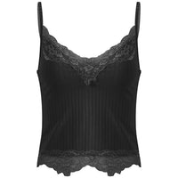 Lace Cut Y2K E-Girls Fairy Style Rib Knit Tank Top — 5