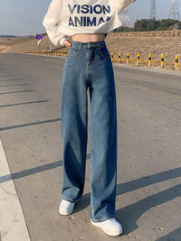 Wide Leg Baggy Denim Jeans for Women — 5