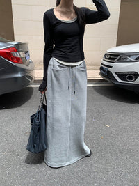 Lazy Casual Women's Sweatshirt Skirt — 4