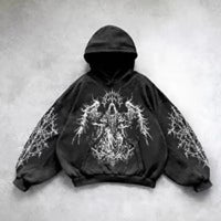 Hip Hop Y2K Printed Hoodie — 3