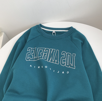 Letter Print Crew Neck Sweatshirt — 5