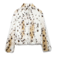 Women's Fashion Animal Pattern Baggy Coat — 5