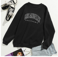 Letter Print Crew Neck Sweatshirt — 4