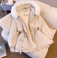 Women's Slimming Hooded Cotton-Padded Jacket — 1