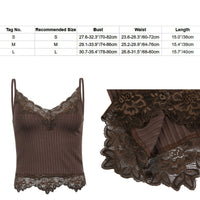 Lace Cut Y2K E-Girls Fairy Style Rib Knit Tank Top — 6