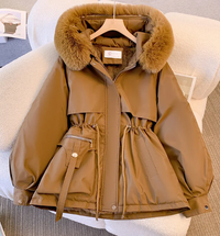Women's Slimming Hooded Cotton-Padded Jacket — 4