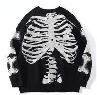 Skeleton Patch Embroidery Hooded Sweatshirt — 3