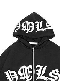 Y2K Vintage Hip Hop Jacket for Women - Casual Hoodie — 3
