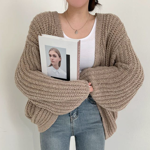 Women's Casual Retro Y2K Sweater Cardigan