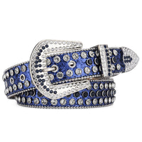 Y2K Punk Rock Style Studded Leather Belt for Men — 1