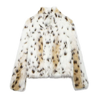 Women's Animal Pattern Baggy Coat — 2